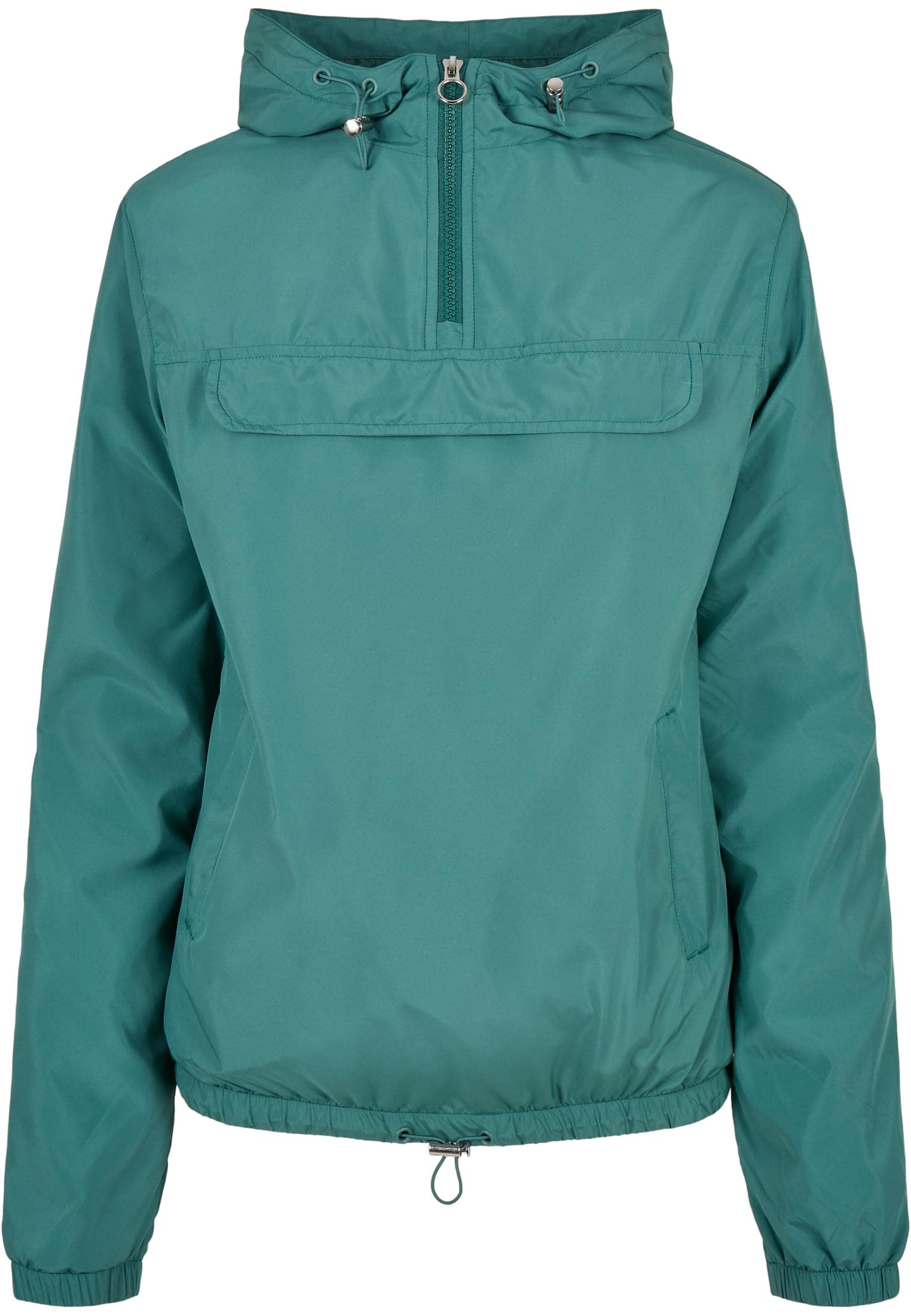 Urban Classics Damska wiatrówka z kapturem dla kobiet, damska kurtka Basic Pull Over Jacket dost?pna w ponad 10 wariantach kolorystycznych, rozmiary XS - 5XL, Paleleaf, XL