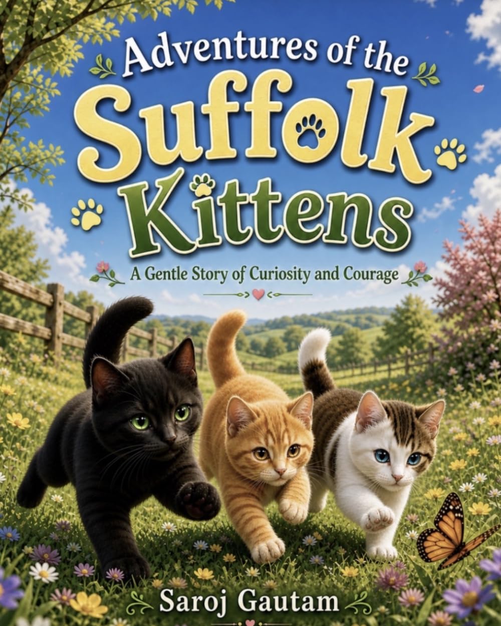 Adventures of the Suffolk Kittens: A Gentle Story of Curiosity and Courage by Saroj Gautam (Series1.)