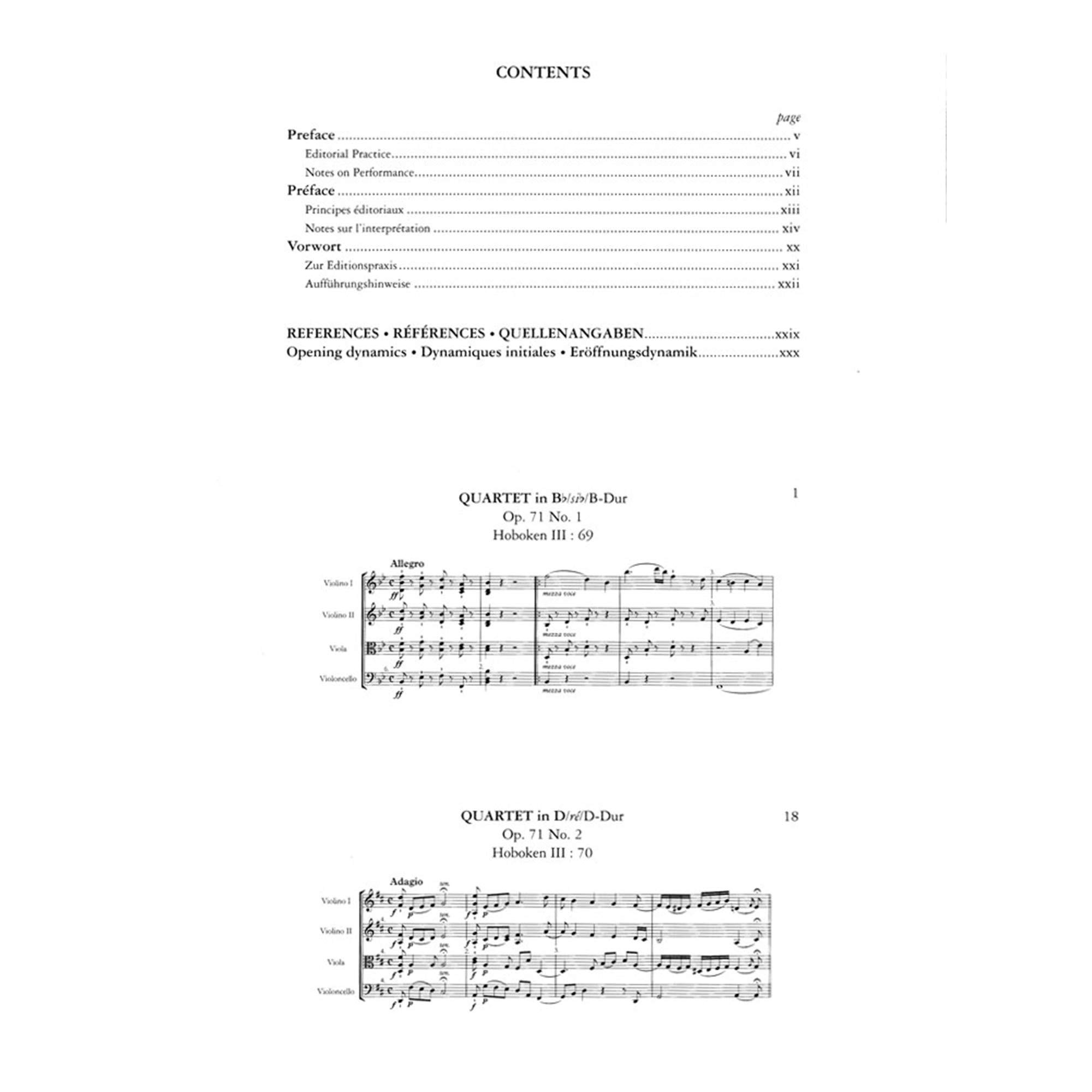 Kwartety strunowe op.71 i op.74