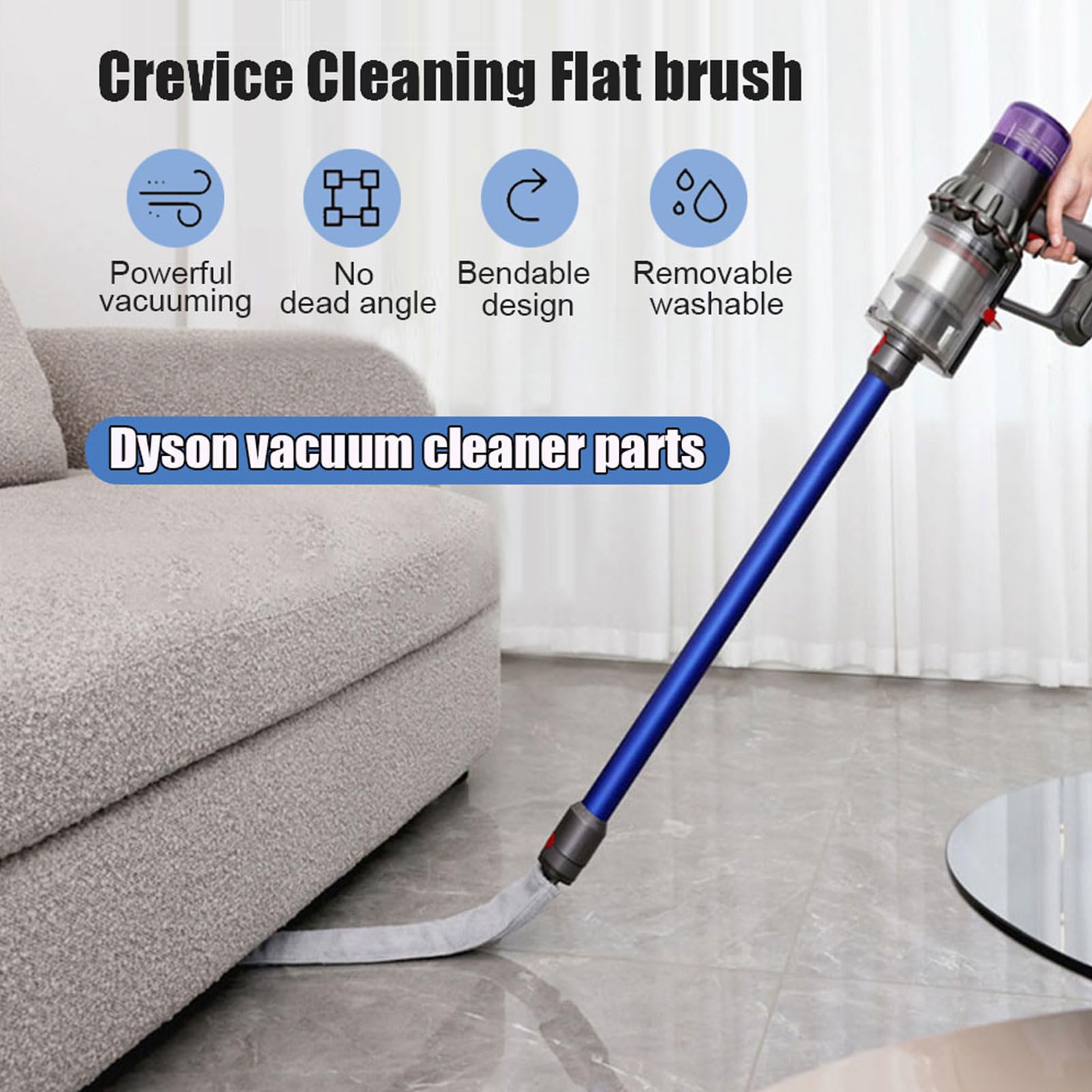 Amazon.com: Crevice Cleaning Tool Brush Head,Bendable Microfiber