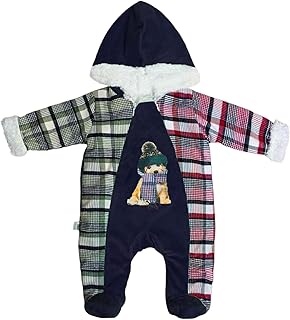 سالوبيت بكباسين بأكمام طويلة وغطاء للرأس مطبوع عليه كلب لطيف للأولاد من بيبي شورا