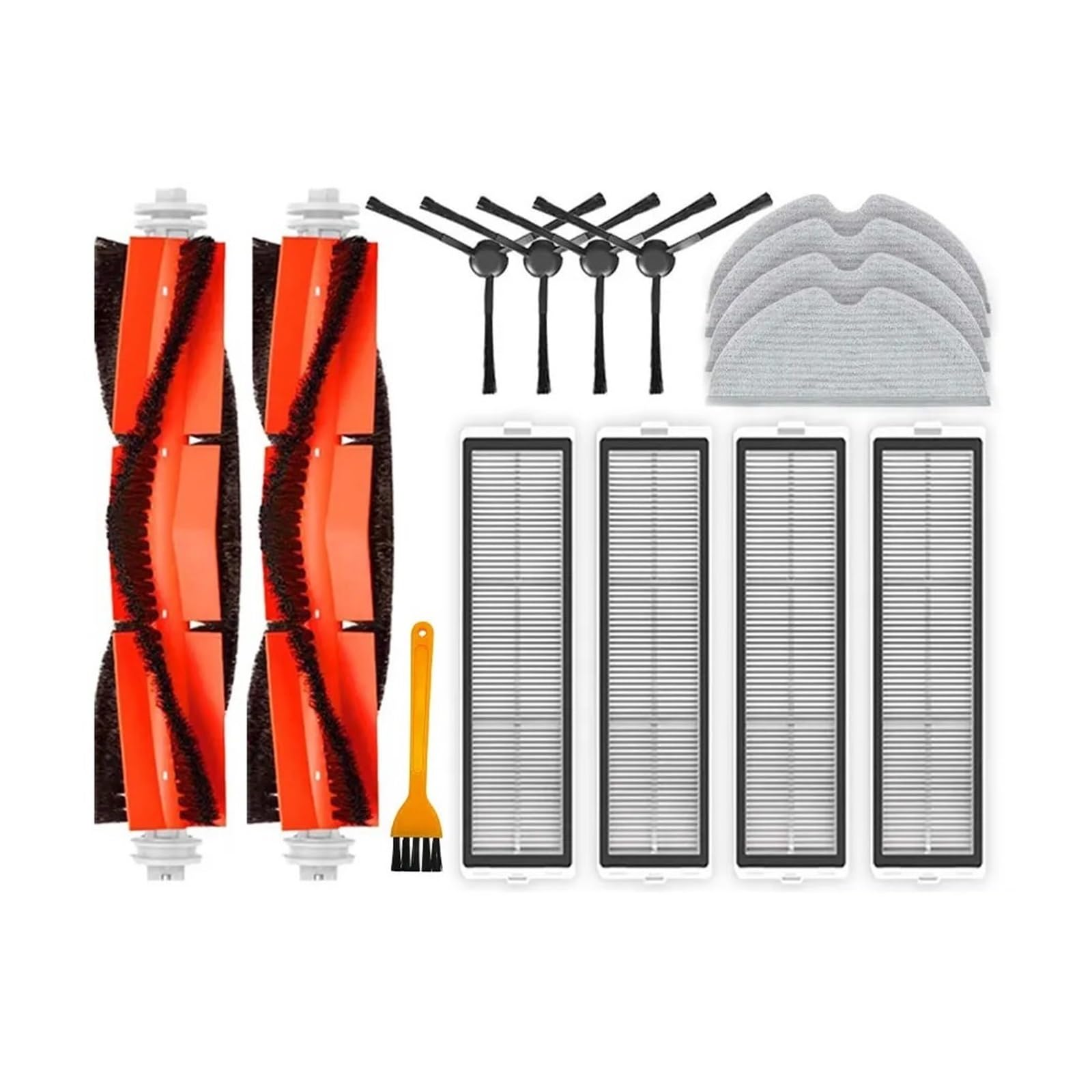 PORRSYDCD Brush Mop Filter Water Tank，Compatible With Dreame D9 Max, L10 Pro, D9 Pro, D9 Mistral Pro, Trouver Robot LDS Vacuum-Mop Finder Part(Set E)