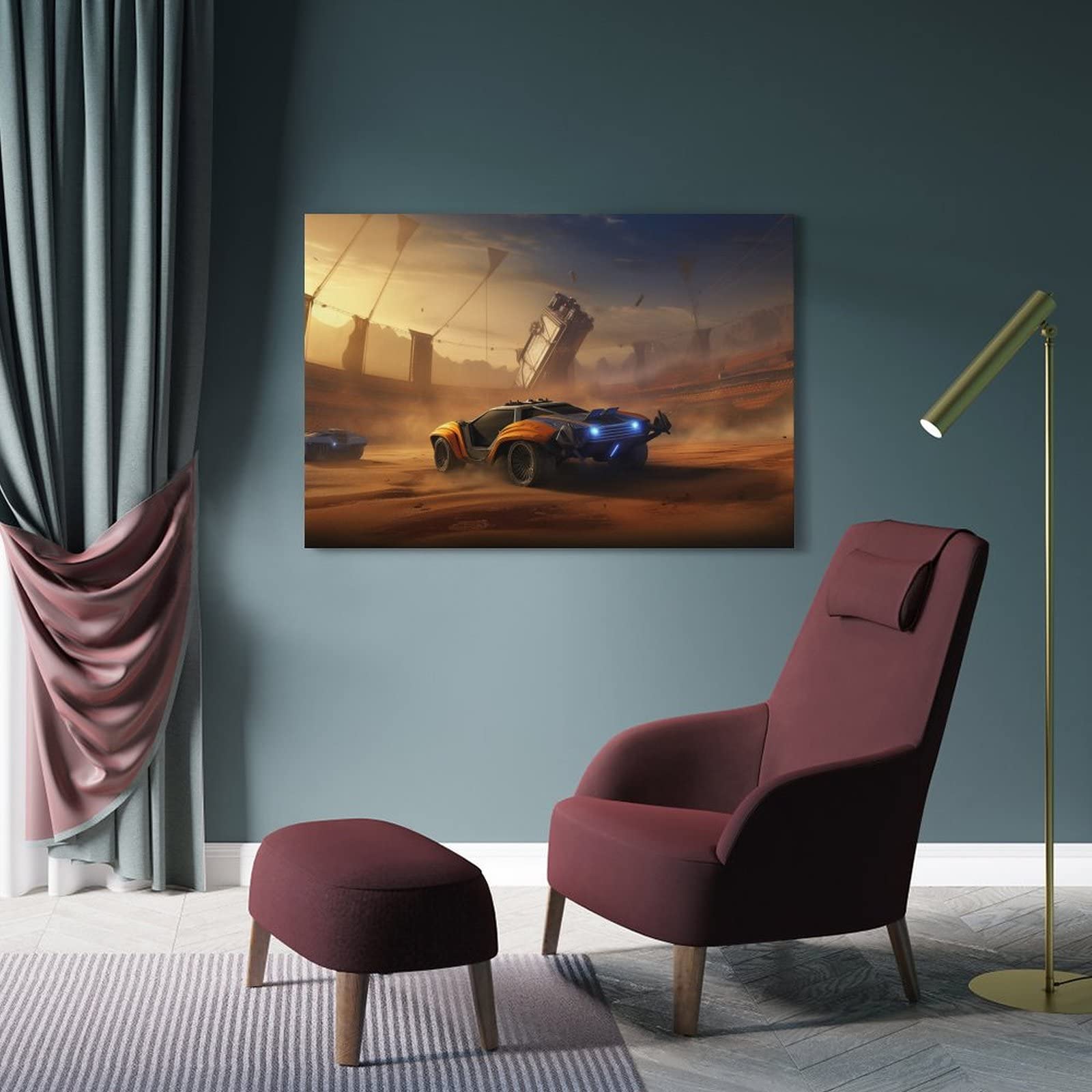 Poster Sur Toile Rocket League Game - Art Mural Moderne Pour