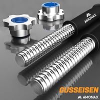Amonax Öntöttvas Súlytárcsa Szett 2,5-10 kg - 25 mm és 50 mm Olimpiai Súlyzórúdhoz - Edzőtermi Súlyemelő Tárcsák Otthoni Edzéshez 2