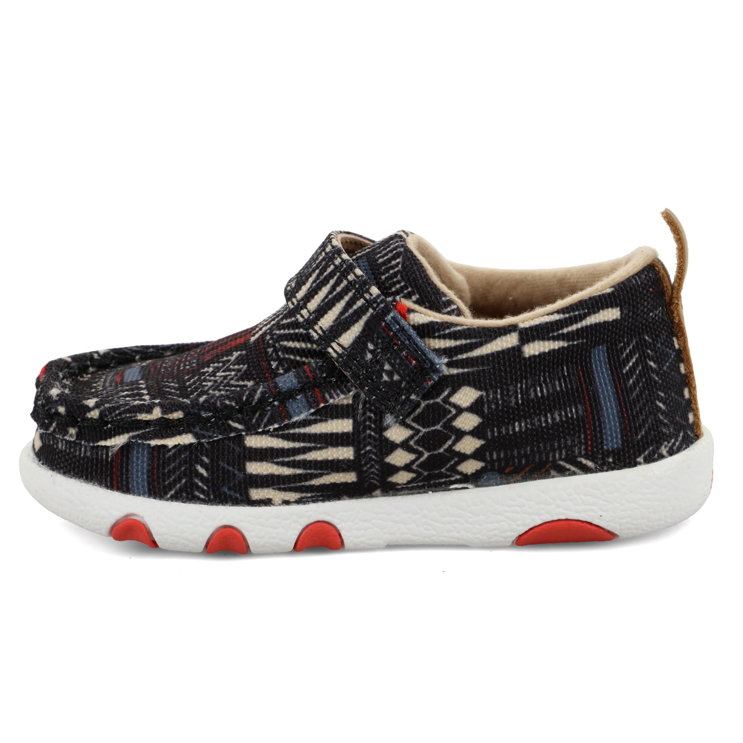 Twisted X Infant's Driving Moc, Moc Toe, Black Multi, 3 M