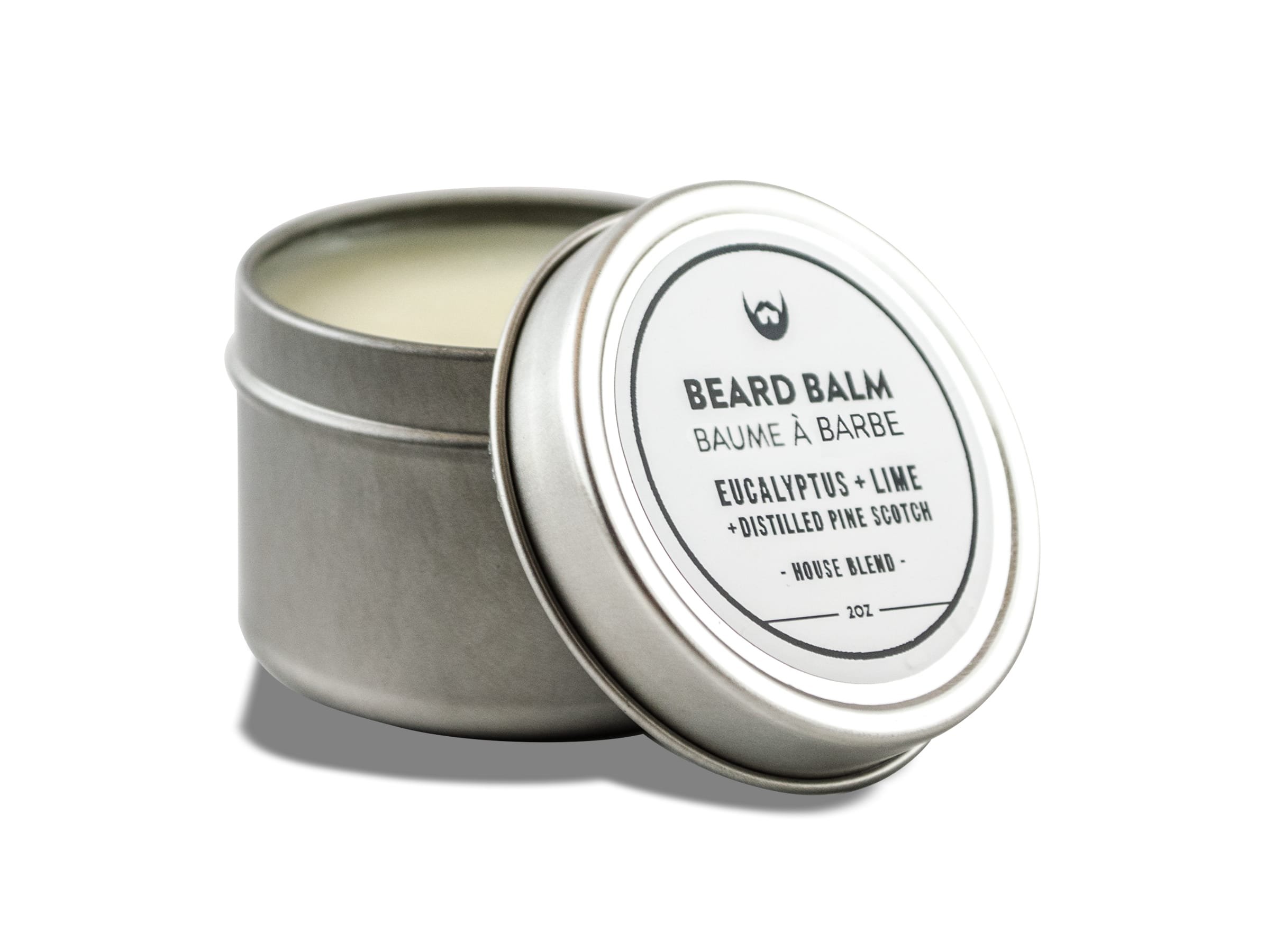 Always Bearded Lifestyle - Beard Structure Wax for Unruly Beard Hair - Eucalyptus + Lime with Distilled Pine Scotch scent - 2 oz