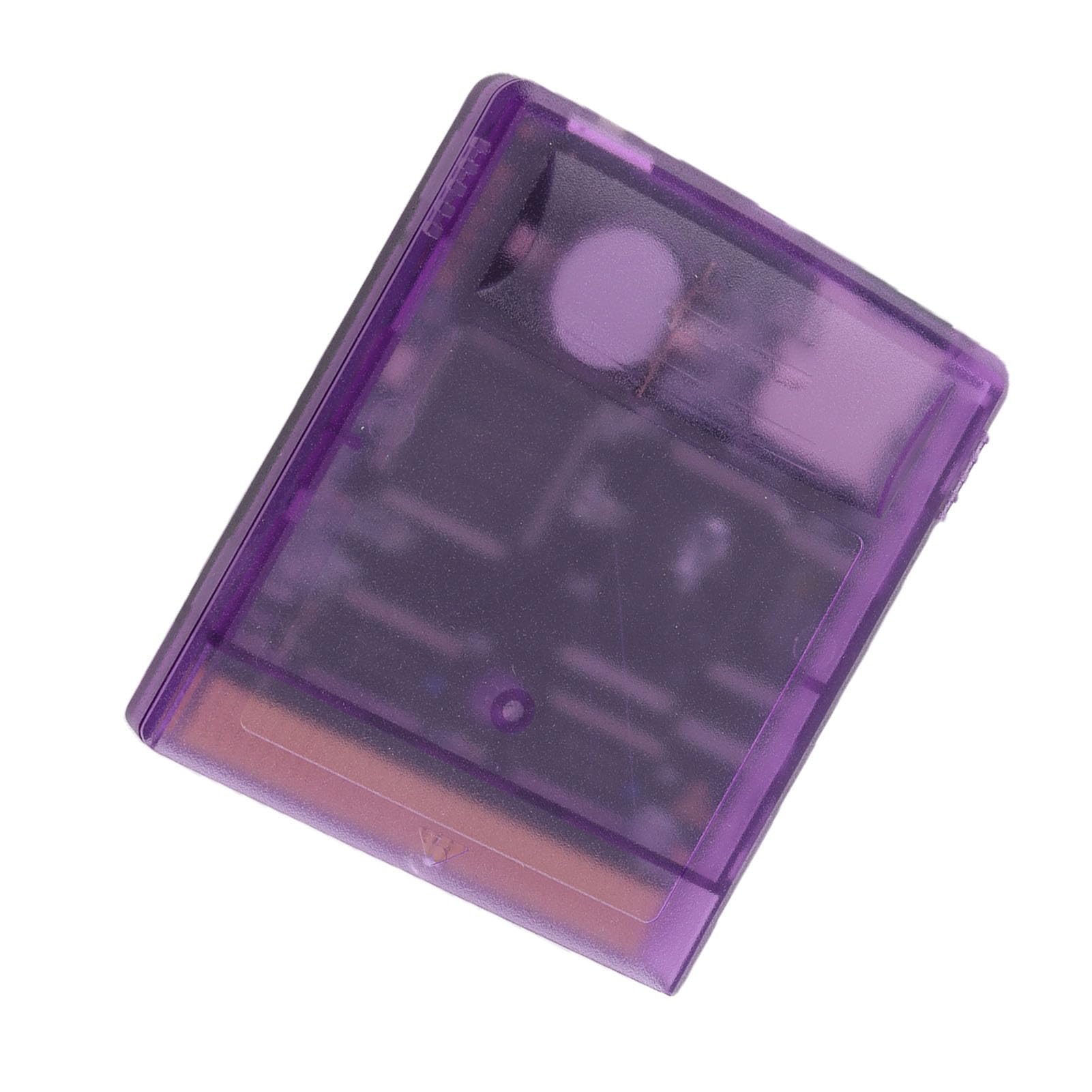 Carte Mémoire de Jeux Vidéo, Cartouche Vidéo de Jeu 1000 en 1 avec Carte Mémoire 8G pour Gameboy Advance SP, Prise en Charge MAPPER MBC1/2/3/5 (Violet Transparent)