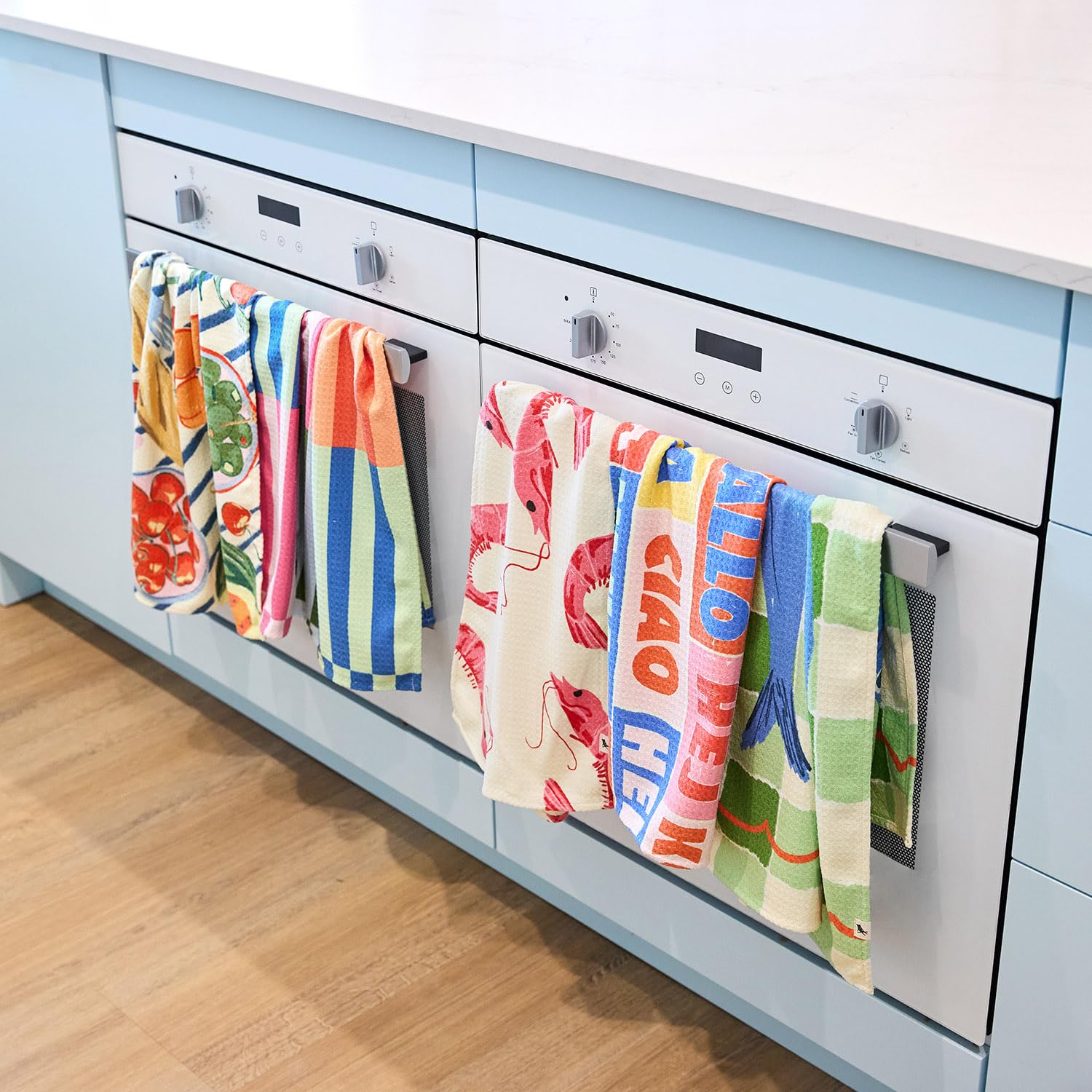 Dock & Bay Tea Towels - Quick-Drying Dish Towels in Thick Waffle Fabric - Medium Size 75x45cm, 29x17 - Kitchen Disco - Image 3