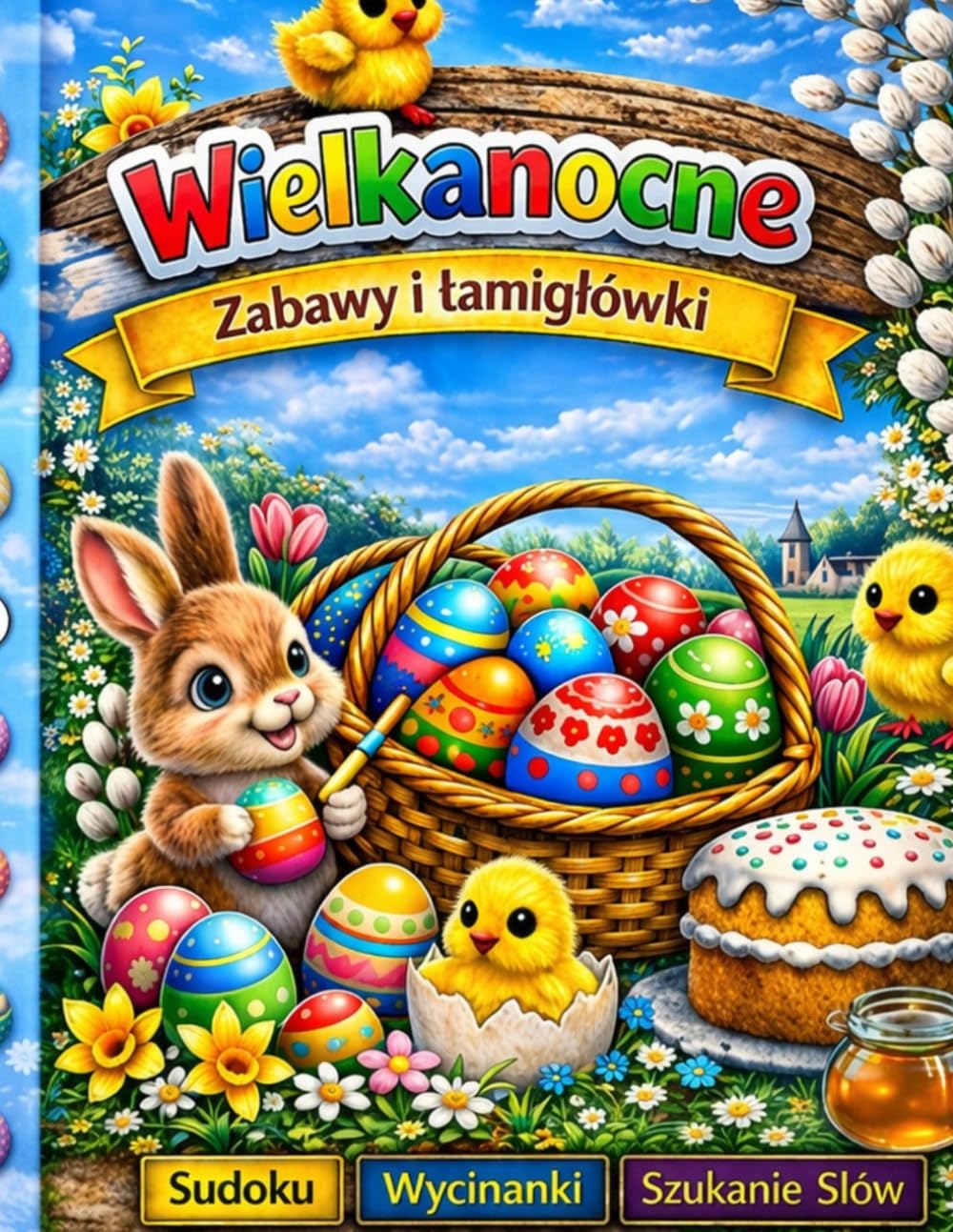 Wielkanocne Zabawy i Łamigłówki: Łamigłówki, kolorowanki, tradycje Wielkanocne