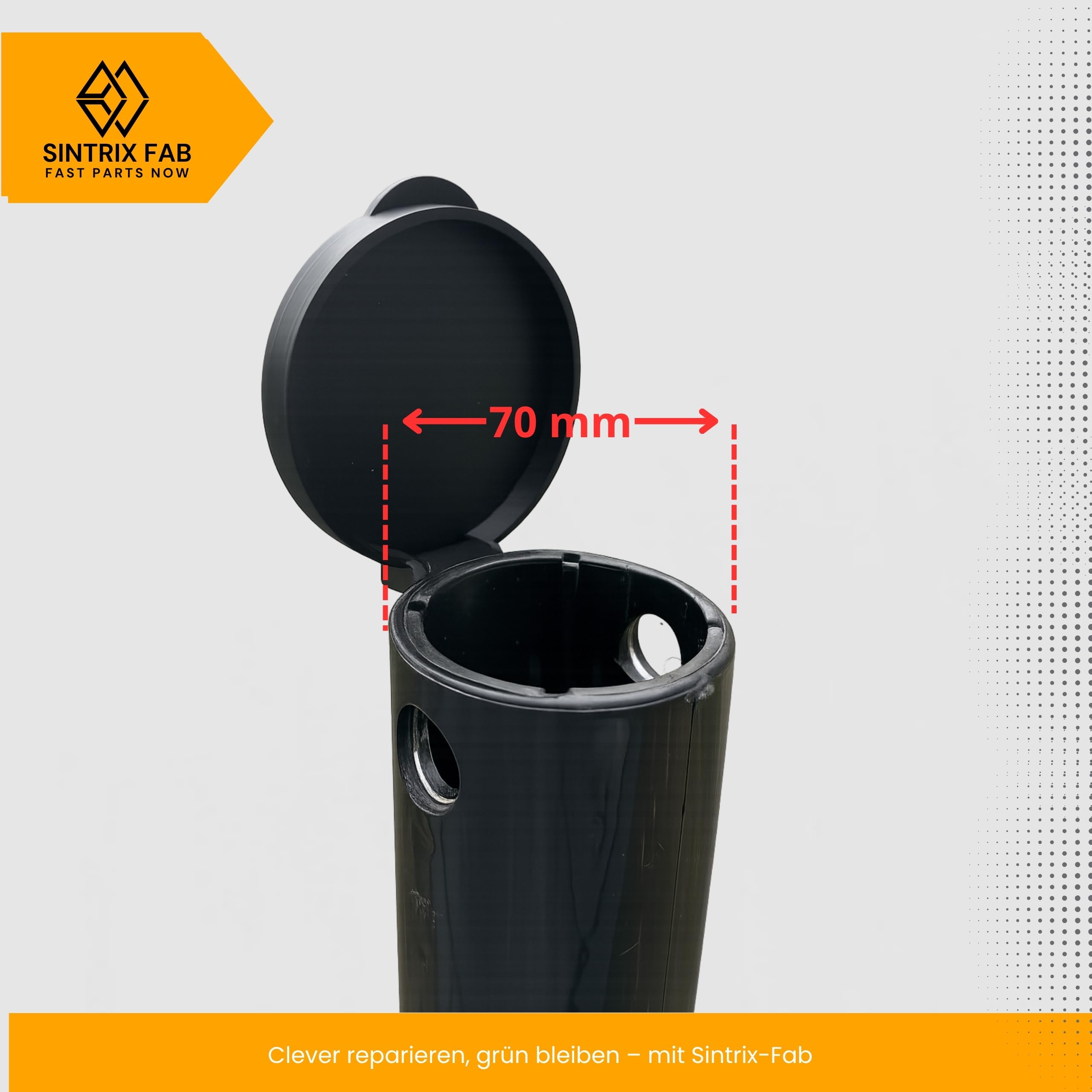 Couvercle De Rechange Compatible Avec Les Chevilles De Sol Leifheit - 70 Mm - Douille De Sol Pour Séchoir à Linge Rotatif - Housse De Rechange