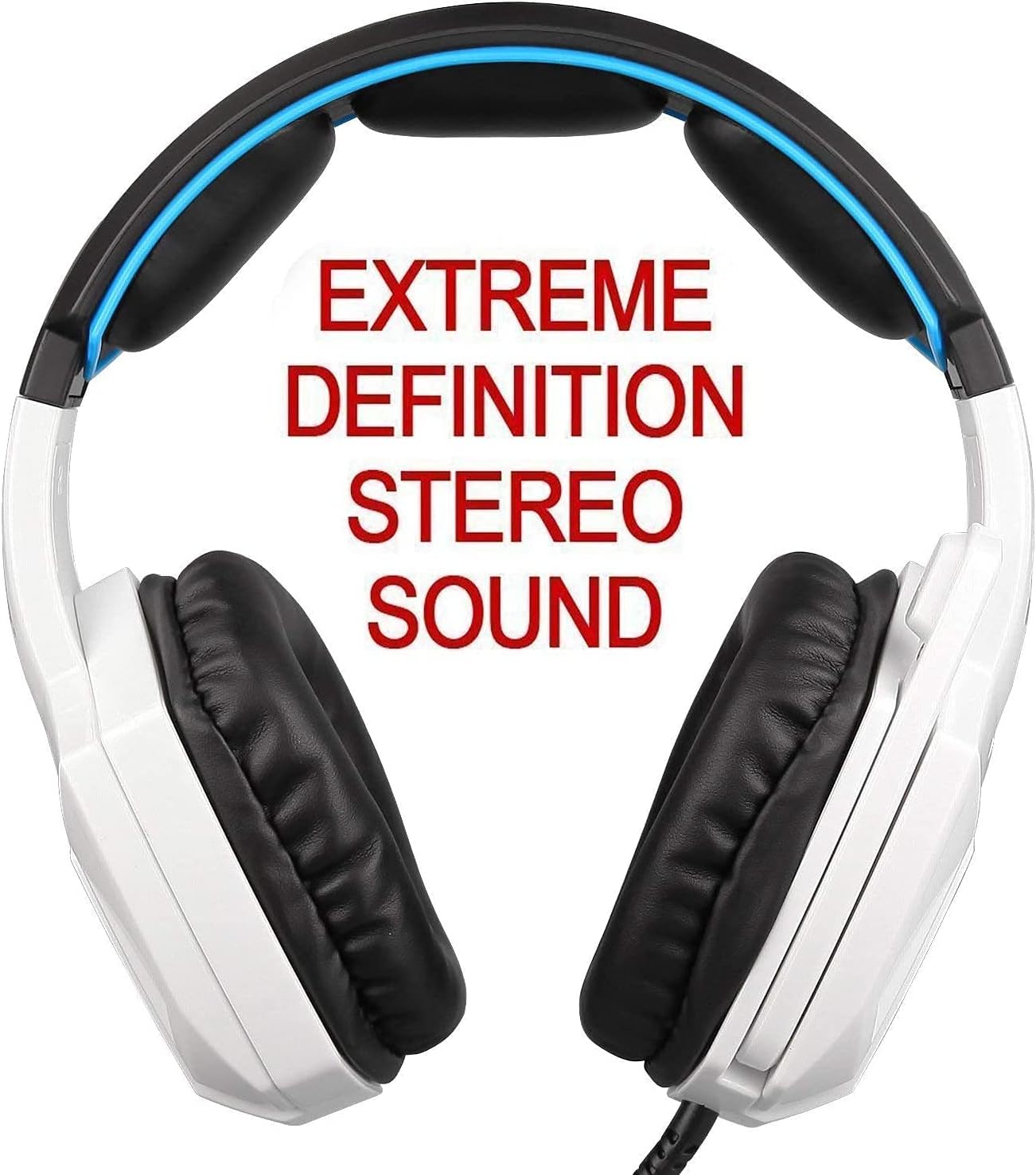 Xbox One,PS4 PS5 Stereo Bass Surround Sound Gaming Headset with Mic, 3.5mm Wired Over Ear Noise Cancelling Gamer Headphones with Volume Control for PC Mac Laptop Computer Games Smartphones