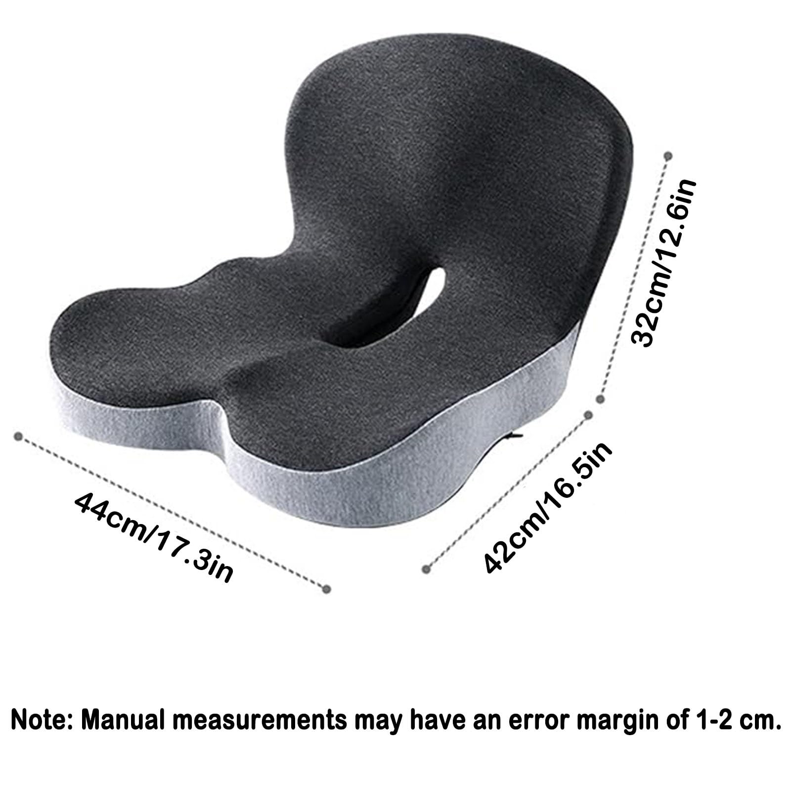 Cuscino Per Sciatica Cuscino,Cuscino Per Schienale E Seduta,Cuscini Integrati A Forma L In Memory Foam,Protezione Lombare E Delle Natiche Sollievo Da Pressione Ufficio Auto Studio Viaggio(Gray)
