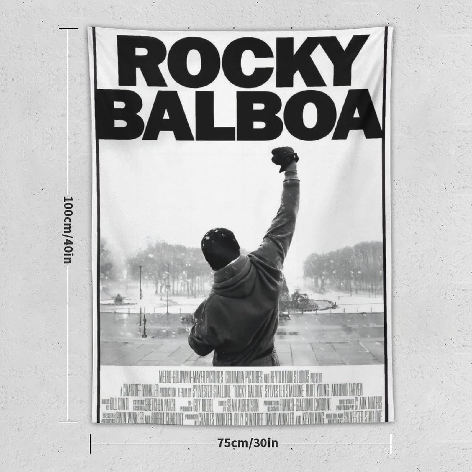 希少品 当時物 シルベスタ-スタローン 映画『ROCKY IV』のポスター 本日はシルベスター・スタローン76歳の誕生日！新ロッキー