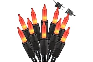 Brizled 21.3ft Orange Halloween Lights