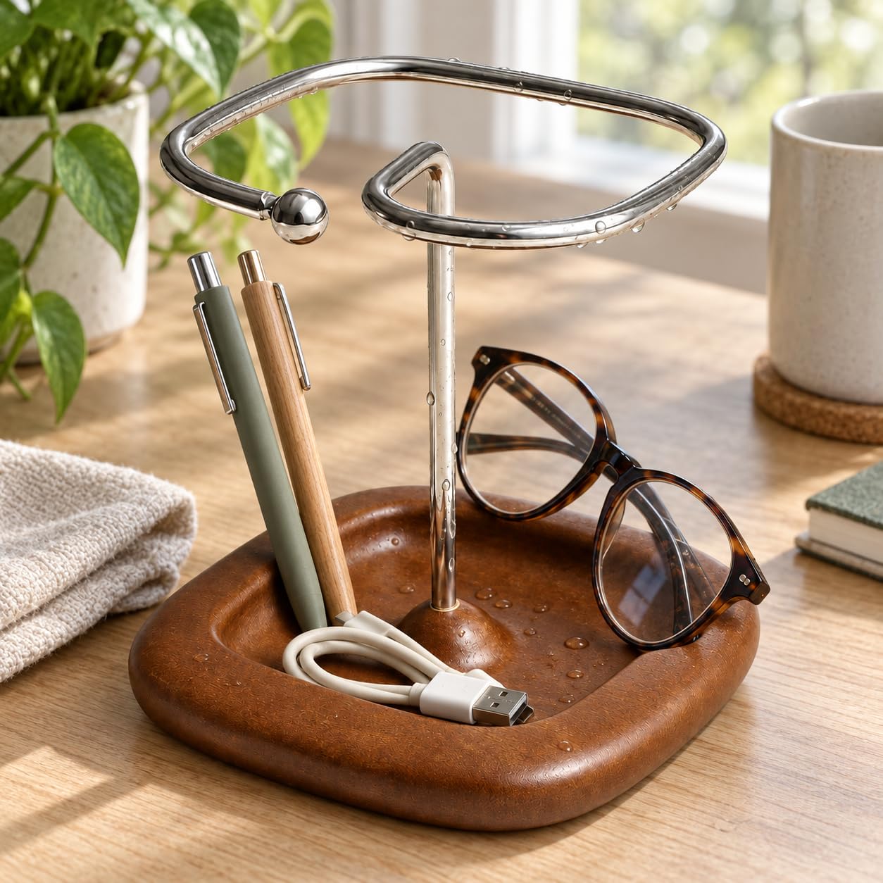 Organizer da Scrivania in Legno, sign, 2, 11,5 cm