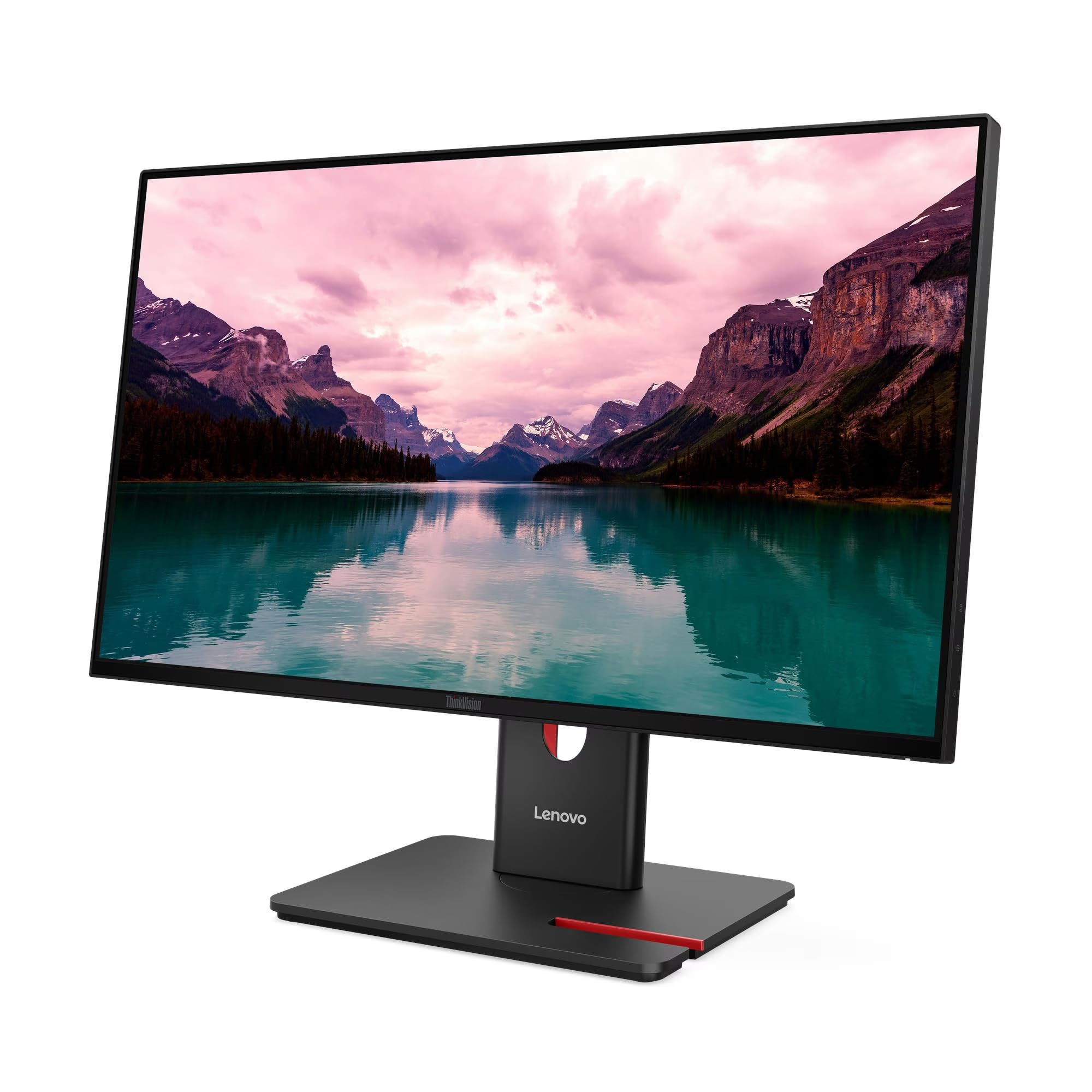 Lenovo ThinkVision T24-40 23.8" IPS Monitor Full HD 120Hz USB-C Hub regolabile in altezza Pivot HDMI DP VGA per gli occhi Low Blue Light Office Monitor professionale ergonomico