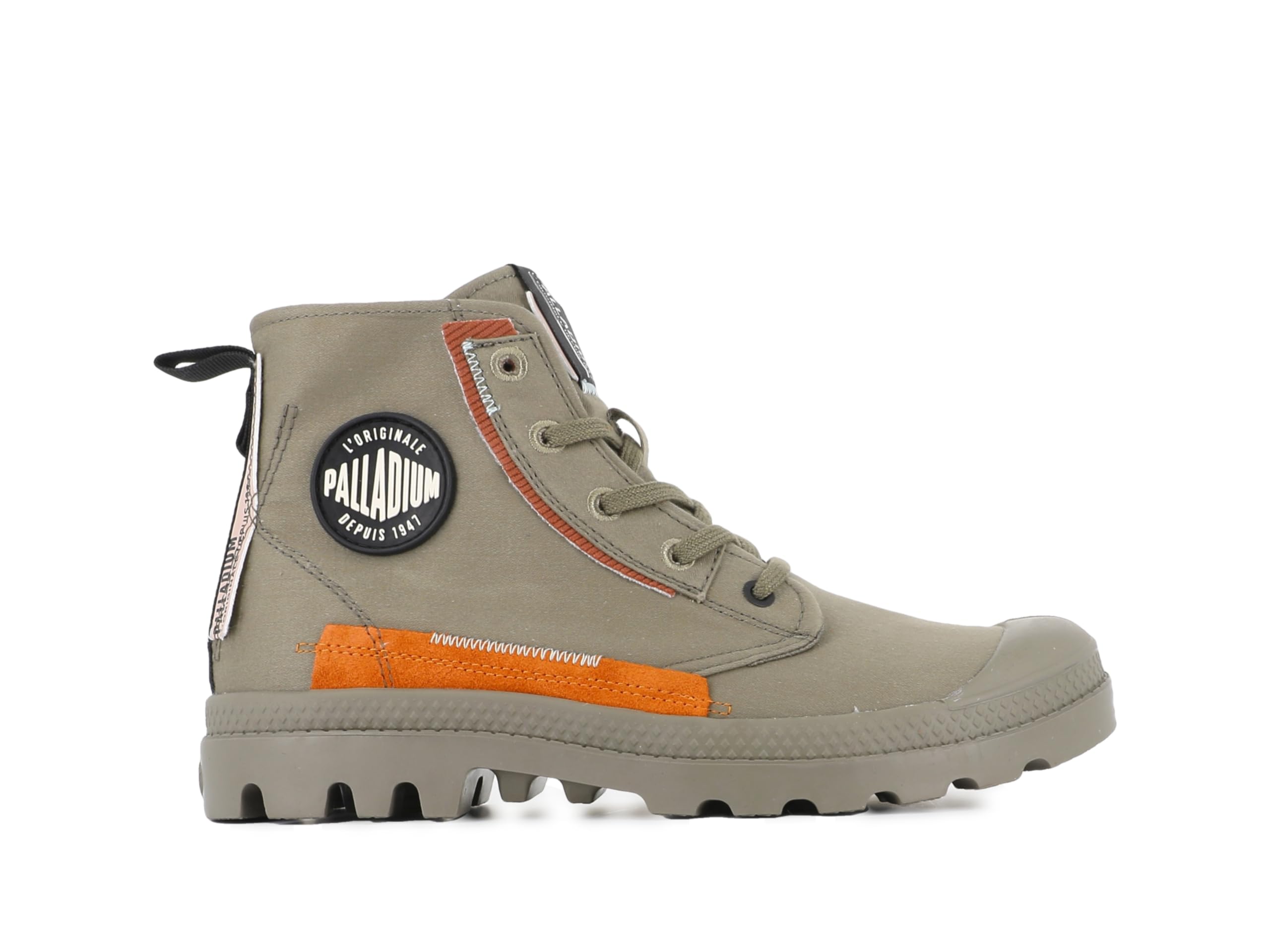 Palladium Women's Pampa Underlayer Trainers, Brown, 4 UK