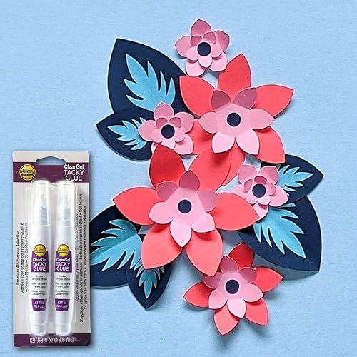 Miniatura 4 de Aleene's Pegamento de gel transparente para manualidades, no tóxico, se aplica y se seca transparente, paquete de 2 bolígrafos de 0.63 onzas líquidas