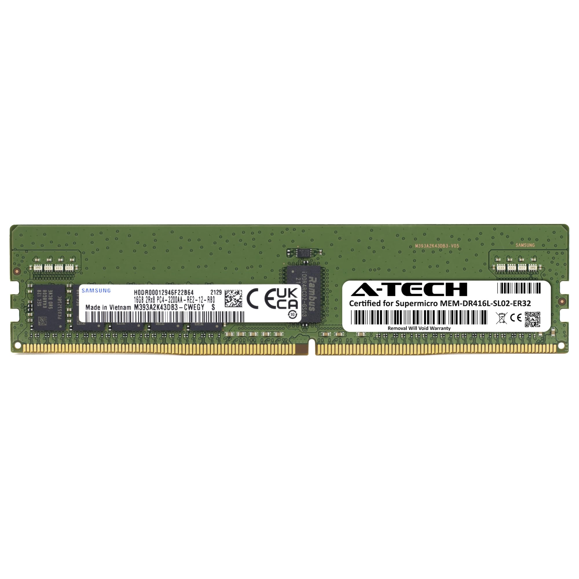 Amazon.co.jp: A-Tech 16GB RAM 交換用 Supermicro MEM-DR416L-SL02