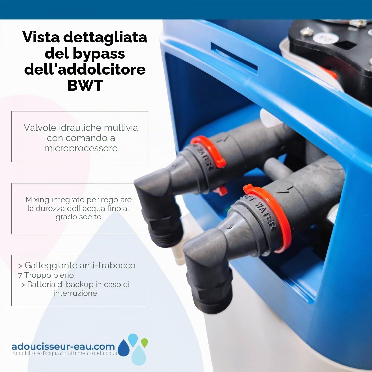Addolcitore D'acqua Bwt Perla Silk L 20l Volumetrico Anticipato - 1-6 Persone