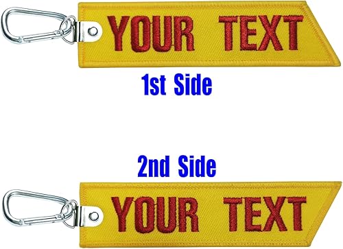 Miniatura 2 de Llavero bordado personalizado, accesorios de llavero personalizados para mujeres, llaveros de motocicleta para hombres