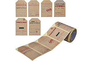 Santa Claus Christmas Gift Tags for Kids