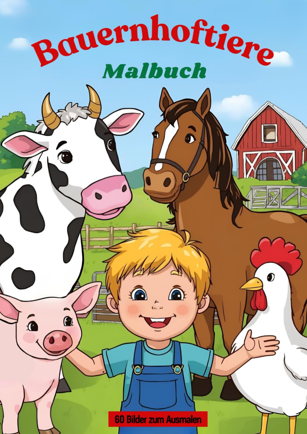 Bauernhoftiere Malbuch