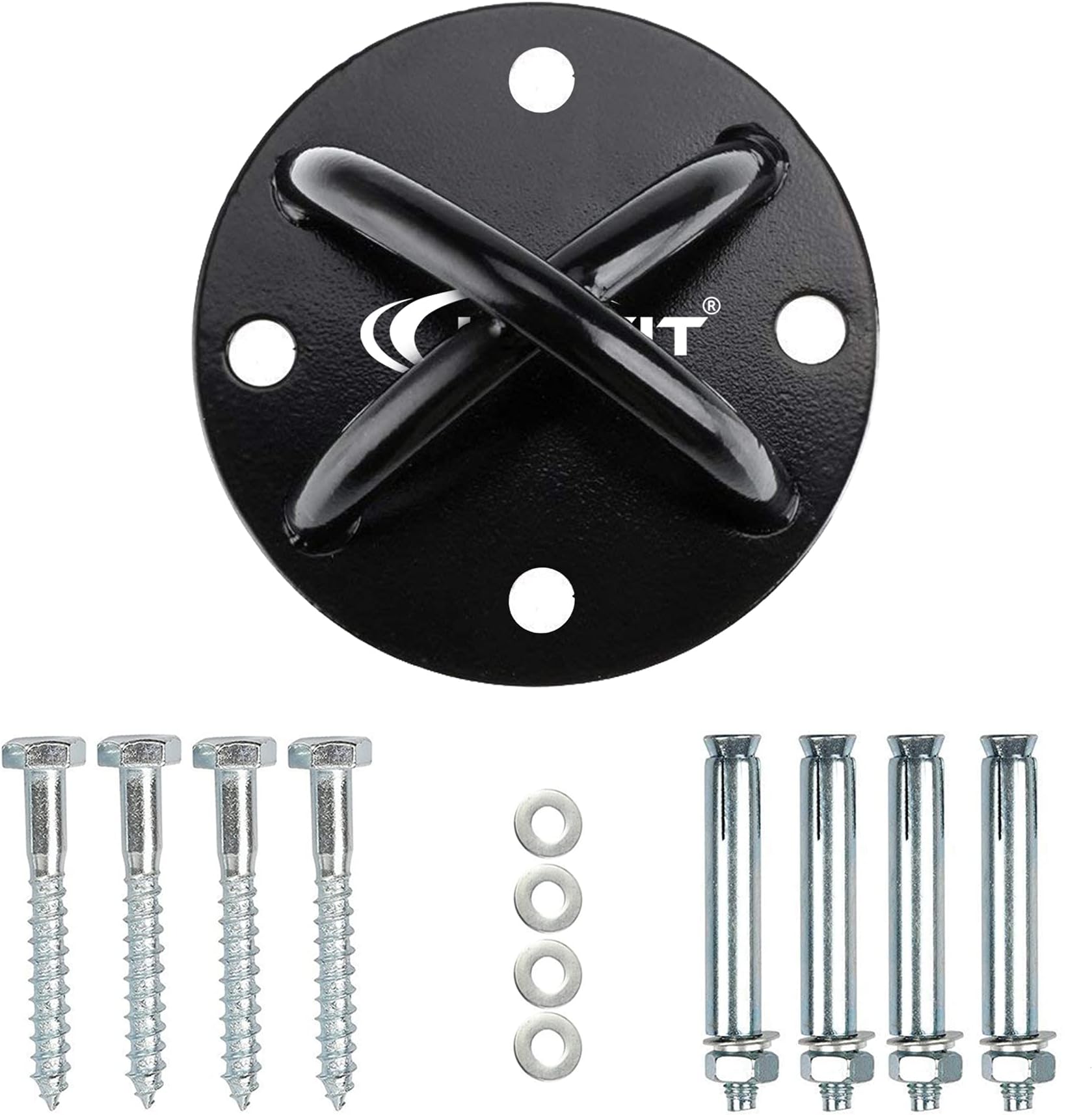 Joyfit Wall and Ceiling Mount Steel,for Suspension Straps, Boxing Bags, Olympic Rings, Yoga Swings, Resistance Bands for Home and Gym Workouts by Men and Women