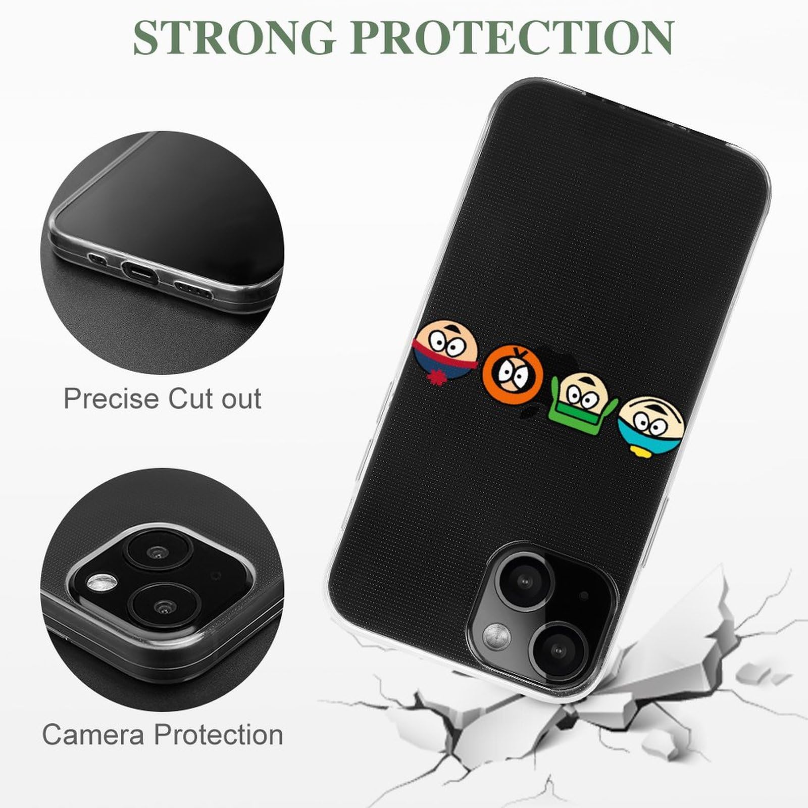 Amazon.co.jp: South Park サウスパーク iPhone 13 ケース TPU 