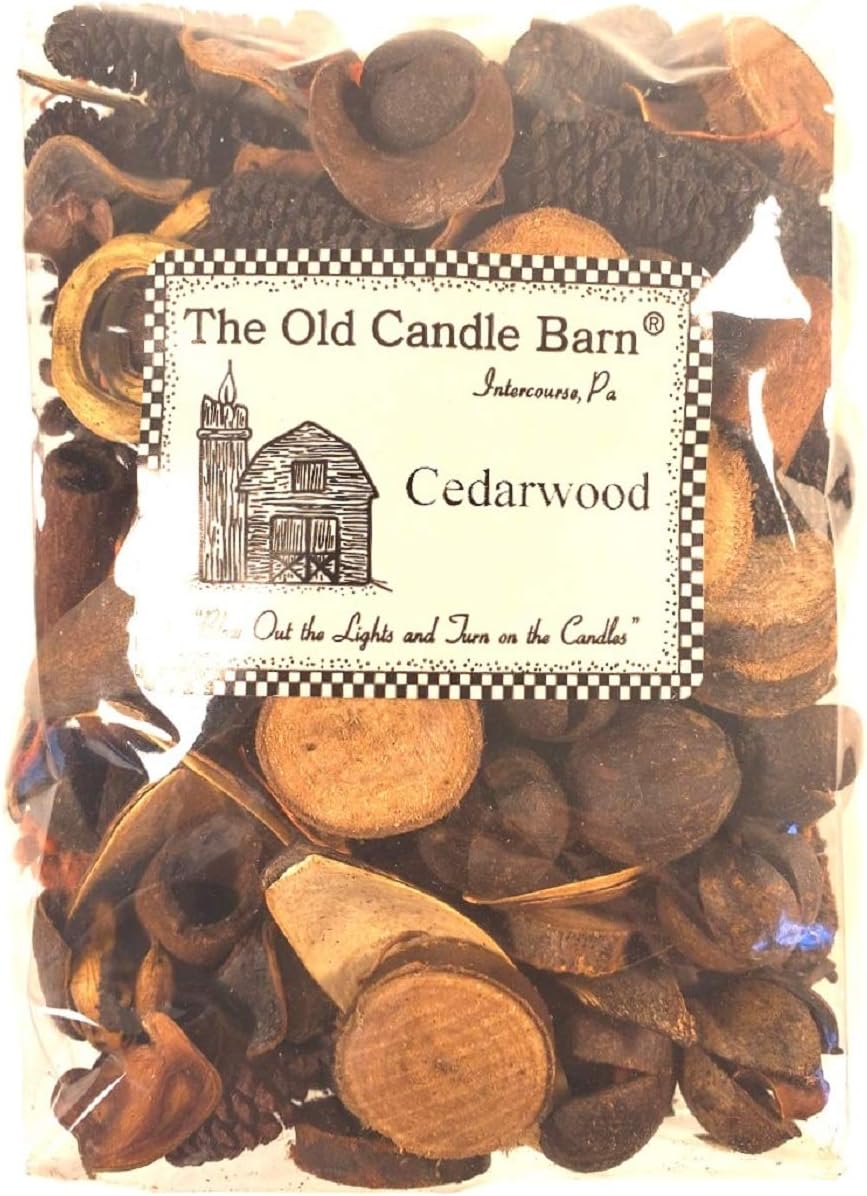 Old Candle Barn Cedarwood Potpourri 4 Cup Bag Perfect