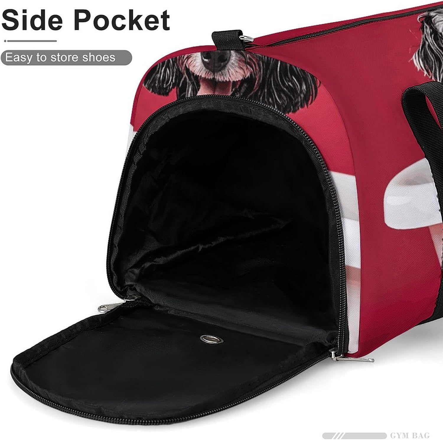 Gym Bag for Men Travel Duffle Bag Bathtub Dog Tote Bag Weekender Duffel Bag Weekender Bag for Sports