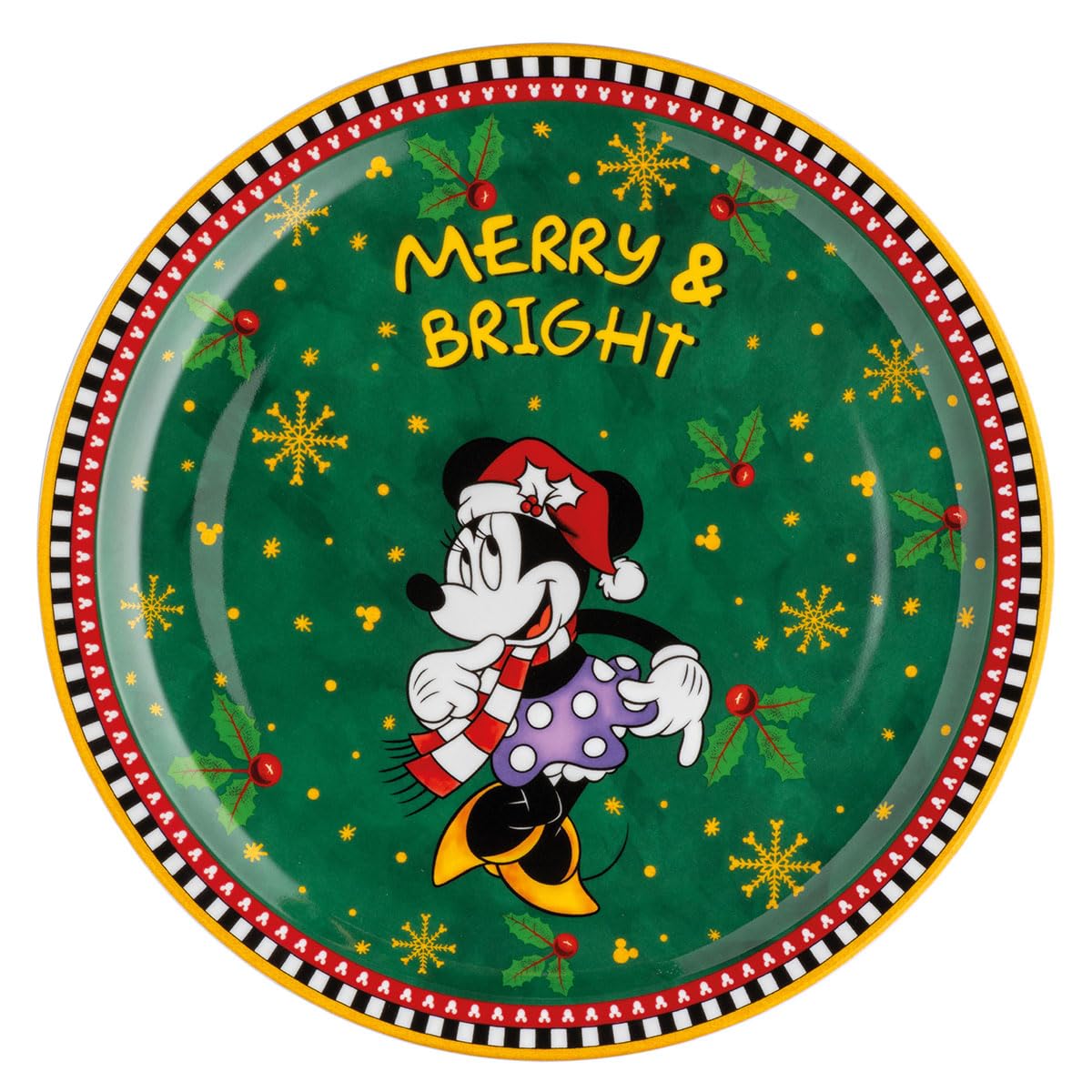 Egan Piatto panettone Winter Magic Mickey Mouse d 31