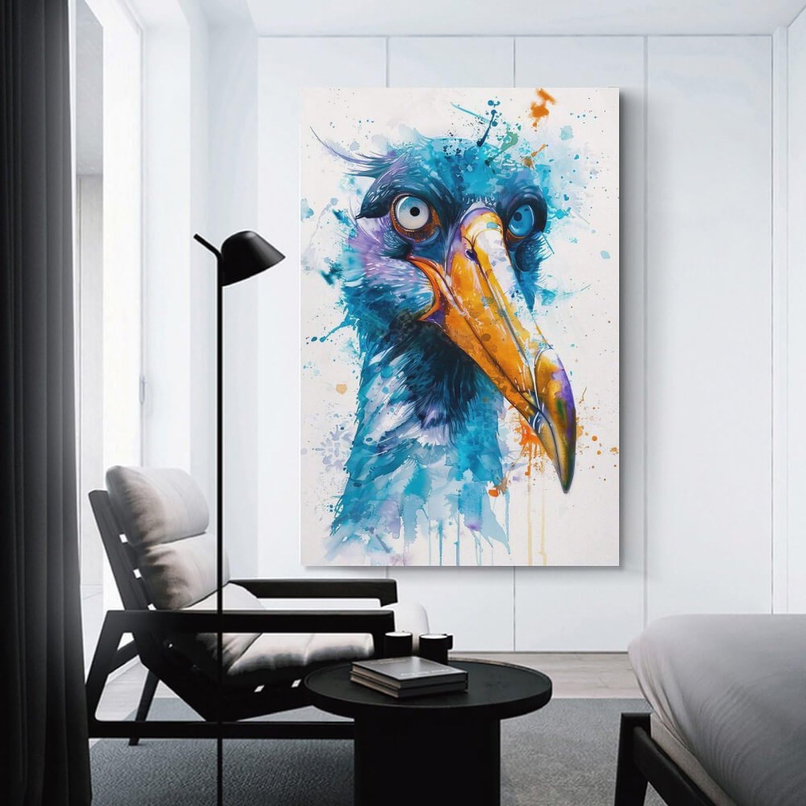 Junmoney Albatross Home Decor Wall Art 24x36inch(60x90cm), for Art Walls, Layered Displays Or Homes, A Versatile Canvas Print for Layering