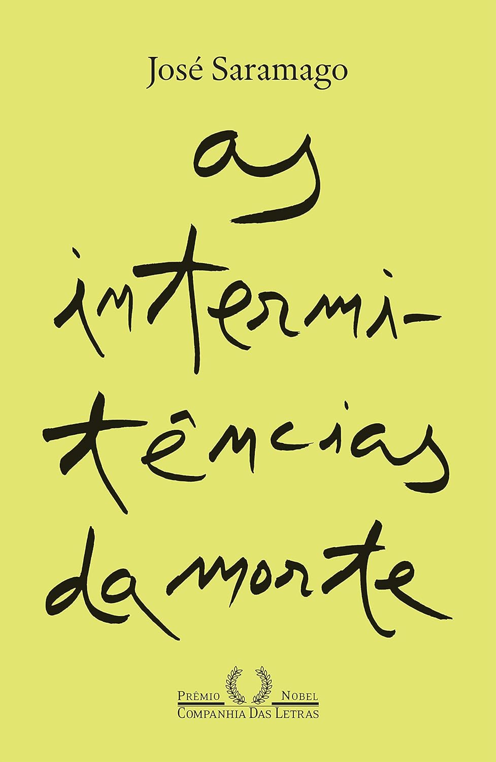 Capa do livro As Intermitências da Morte