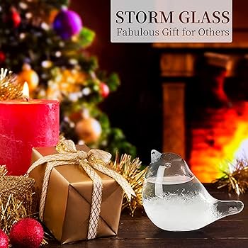Mini Desktop Droplet Storm Glass Bottle Weather Fo... U2013 Grandado