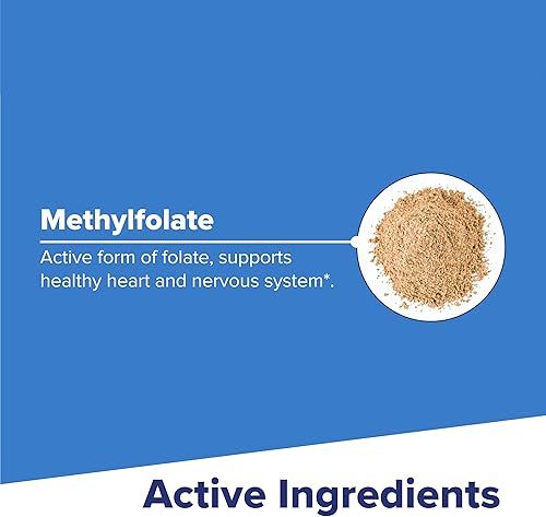 Miniatura 8 de Superior Source Metilfolato 5-MTHF 1000 mcg, tabletas microlignuales de disolución rápida, 60 unidades, forma biológicamente activa de folato, salud