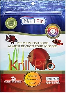 Fish Food Krill Formula Slow Sinking Pellets (3mm 250g)