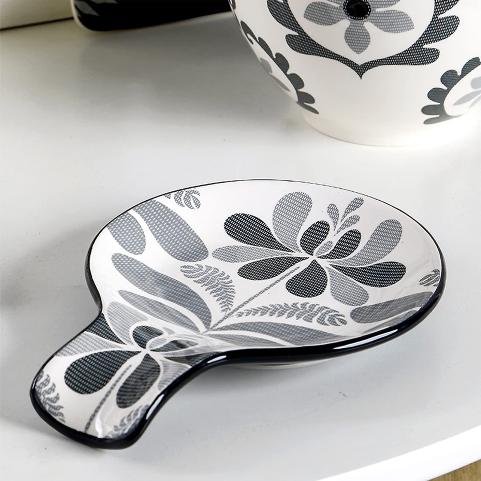 35-częściowy zestaw naczyń z porcelany, kompletny zestaw dla 8 osób, zestaw naczyń z talerzami, kubkami i miskami, nadaje się do kuchenki mikrofalowej i zmywarki