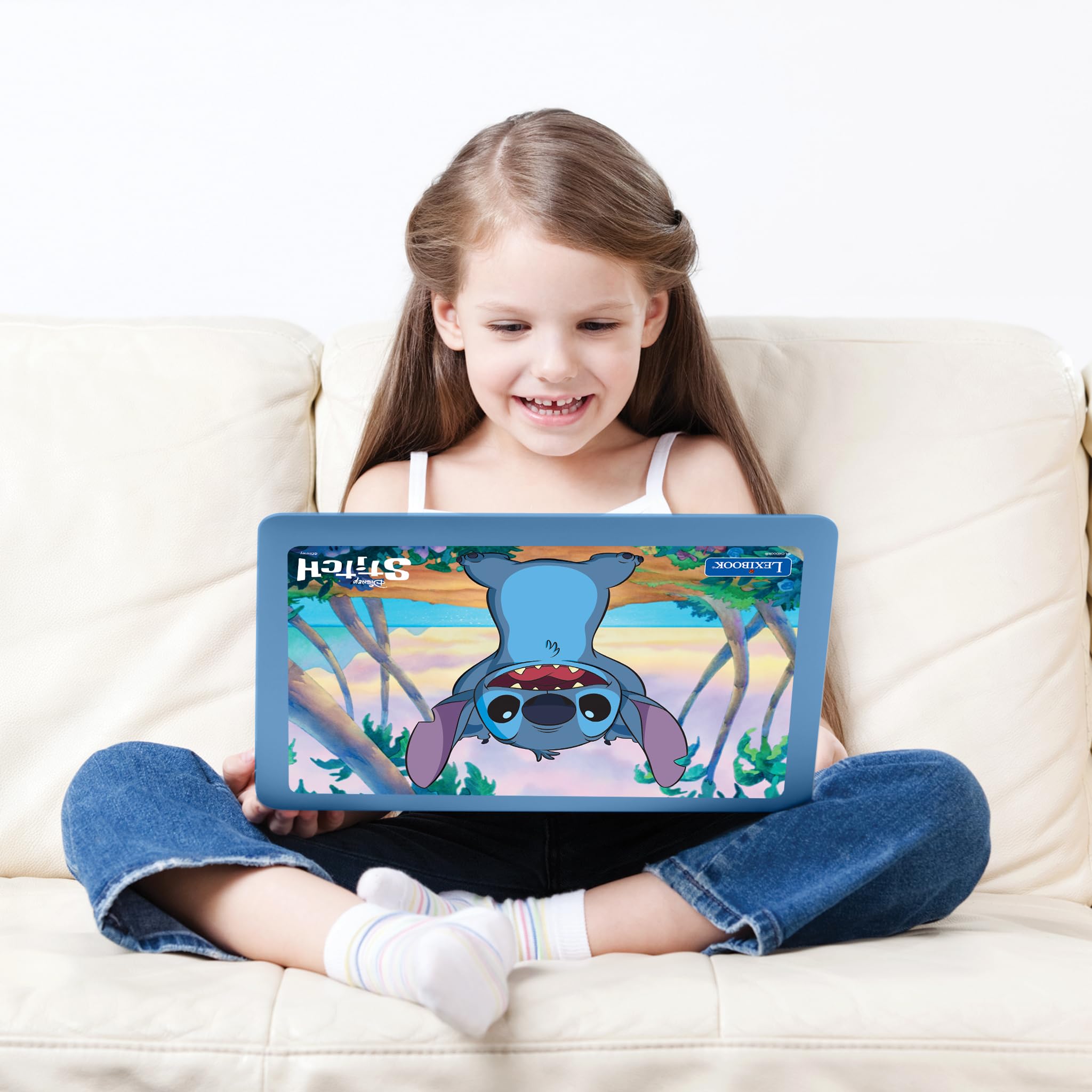 LEXIBOOK, Disney Stitch, Bilingual ENGLISH/CZECH Educational Computer, Toy for Children with 124 Language, Writing, Maths - Image 2
