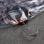 Tiiyee Plastic Garment Bags, 50pcs Dry Cleaner Bags Plastic Clothing Cover Laundrette Dustproof Bag Hanging Clothes Packing Transparent Dust Cover Home Storage for Suits Dresses Uniforms 60 * 100cm