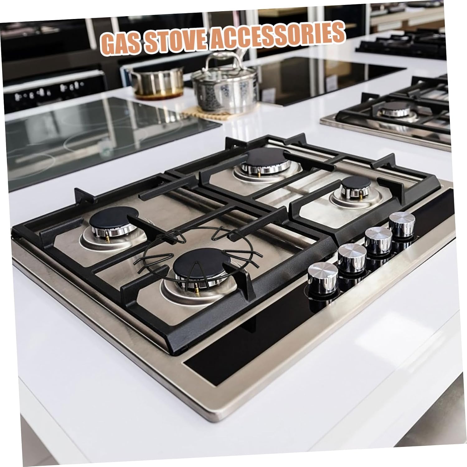 Wok Ring for Gas Stove 6.88X6.88In Non Slip Wok Rack Small Pot Support Burner Ring for Outdoor Camping and Home Cooking Accessory