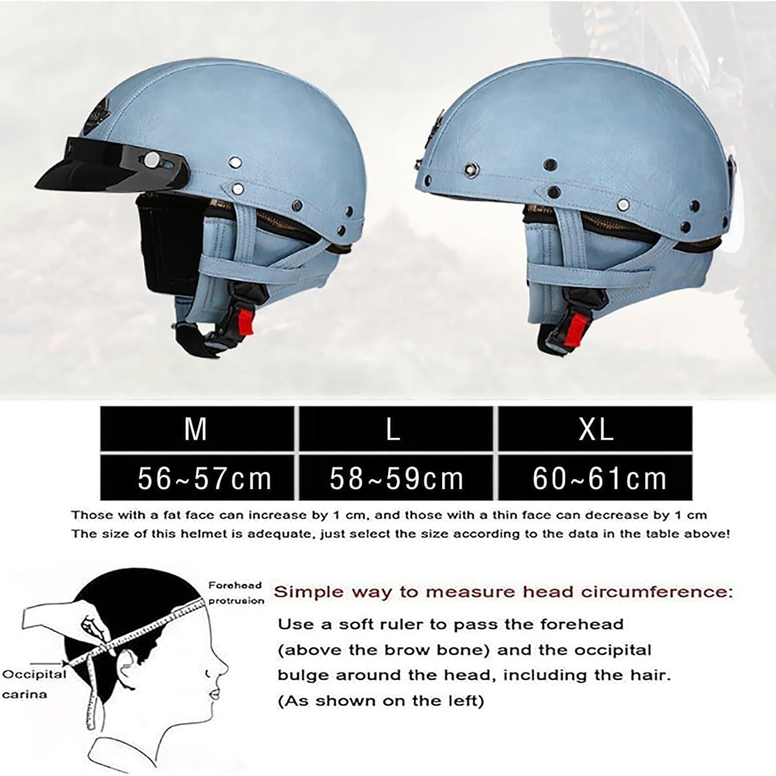Kask Otwarty Retro Niemiecki, Heritage Unisex