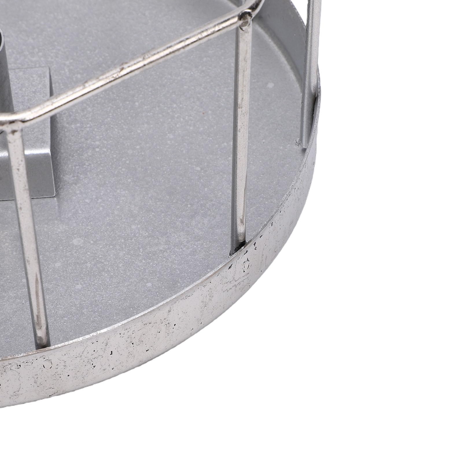 Ciotola per rettili in acciaio inox, dispenser di acqua affidabile per tartarughe e lucertole, 1 unità (grande)