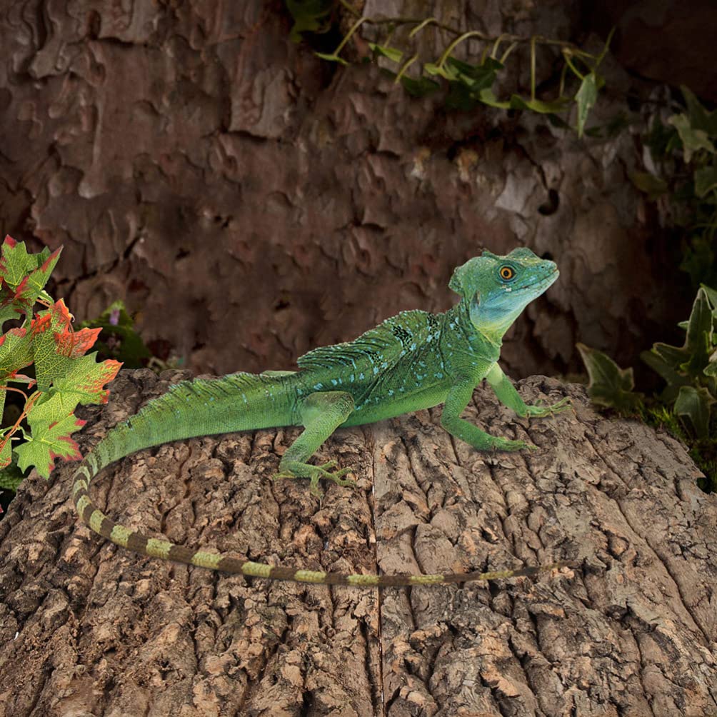 Totority Plantes décoratives en liège pour terrarium, 3 pièces de fond en liège décoratif en écorce d'arbre pour reptiles grimpants pour gecko, lézard, tortue, grenouille, dragon barbu