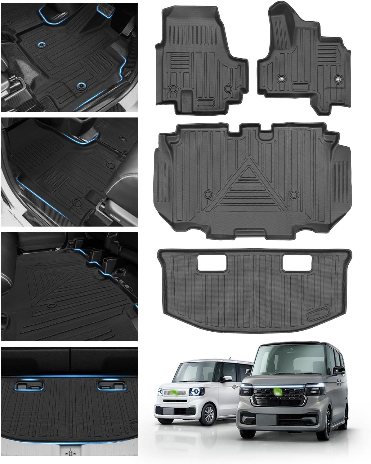 ホンダ 新型 N-BOX JF5 JF6 フロアマット +セカンドマット+ ホンダ 新型 N-BOX JF5 JF6 フロアマット +セカンドマット+