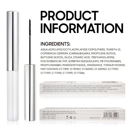 Tubing Mascara Black Volume And Length, Long-Lasting Waterproof Colored for Women Eye Makeup, Fast Dry Curling Lengthening Mascara Creates Charming Erelashes, Cruelty Free (Blue)(Blue)