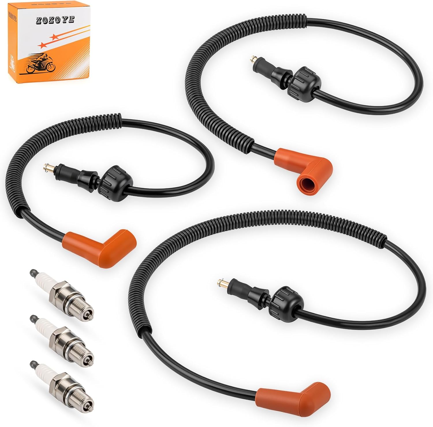 Ignition Coil Wire Cap w/Spark Plug For Polaris GENESIS SLX SLTX PRO 1200 VIRAGE TX 1999-2002