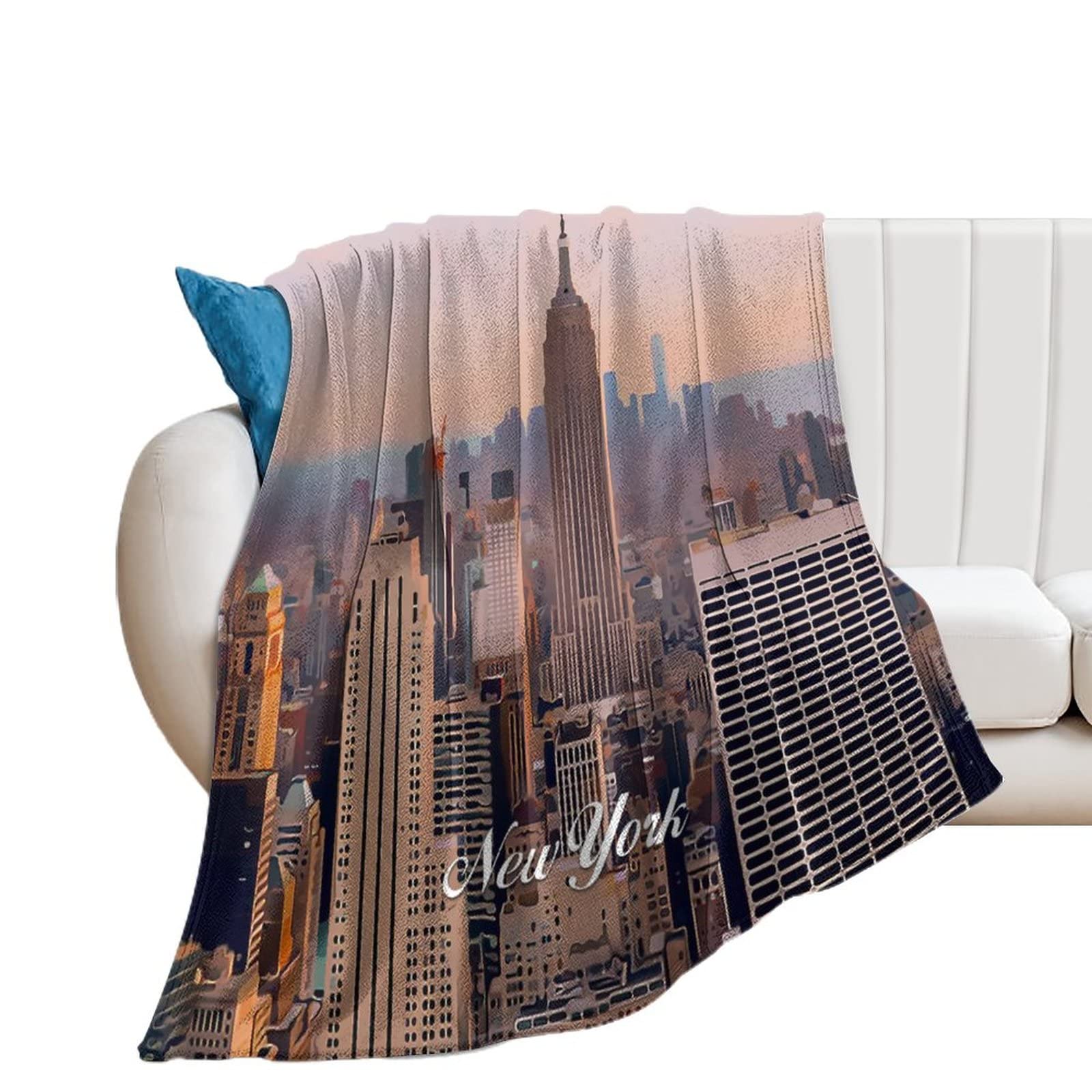 Couverture de canapé New York - Ambiance urbaine et cocooning dans votre salon
