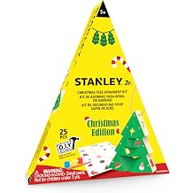Red Toolbox Stanley Jr. Easy Build Christmas Tree Ornament Kit, Holiday Gift Christmas Edition
