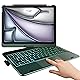 typecase Touch Keyboard Case for iPad Air 11-inch(M4/M3/M2,2026/2025/2024)& iPad Pro 11(4th/3rd/2nd/1st Gen),Multi-Touch Trackpad,11-Color Backlight,360°Rotatable for iPad Air 5/4th Gen,Midnight Green Product Image 1